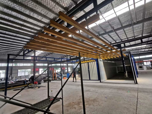 Electrostatic Spray Painting Line Assembly For Customized Manual Carriage Of Profile