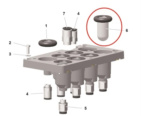 1019470 Powder Coating Spare Parts For Powder PumpPp07