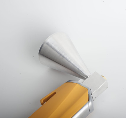 100KV Electrostatic Powder Coating Gun 150mm*90mm Cup Capacity 5m Cable Length