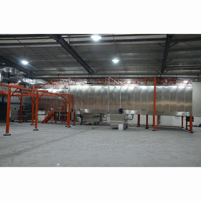 Hardware Electrostatic Powder Coating Line Hanging Spray Pretreatment Equipment