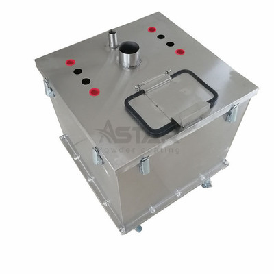 550x550mm High Thickness Square Powder Coating Hopper