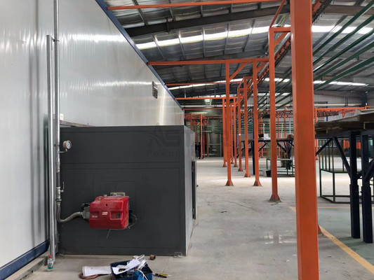 Energy Saving Powder Coating Curing Oven , Gas Powder Coating Oven