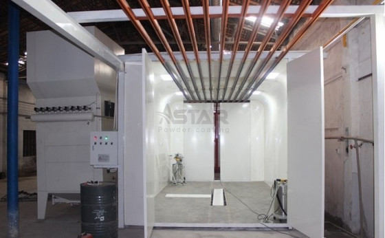 Galvanized Sheet Manual Powder Coating Spray Booth