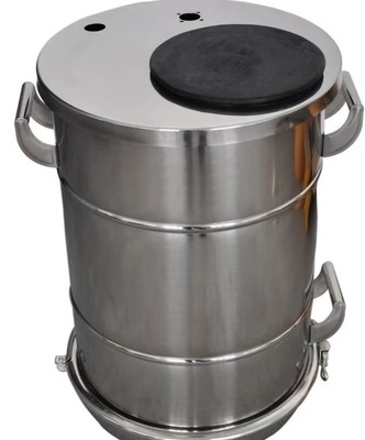 Good Sealing Small Cover Round Powder Coating Hopper