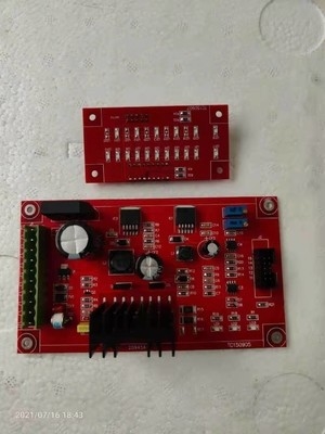 Single Adjust Led Display 12v Circuit Board Pcb For Electrostatic Spraying
