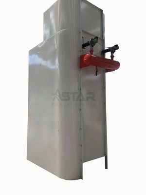 Portable Manual Two Filters Small Powder Coating Booth