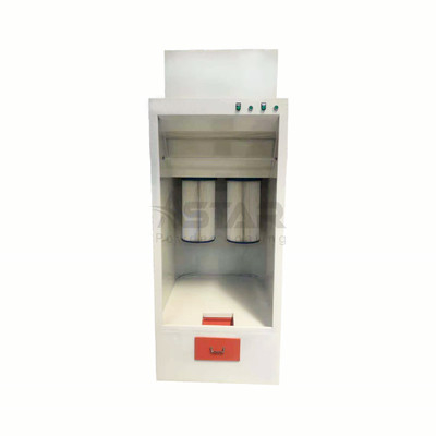 Portable Manual Two Filters Small Powder Coating Booth