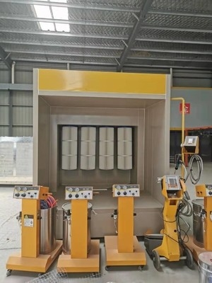 Artificial Spraying Recover Small Powder Room With Four Filter Elements