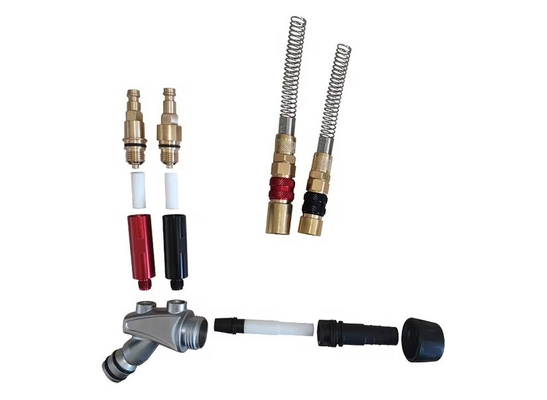 261645 261637 1005589 1005590 Powder Injector OptiFlow IG06 Quick Release Coupling And Air Check Valve Unit