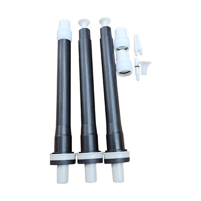 Straight 250mm Complete Flat Jet Nozzle Electron E Gun Nozzle Extension Kit