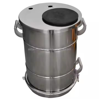 PH150D-24-D Stainless Steel Round Hopper Recycled Powder Coating OEM Customizable