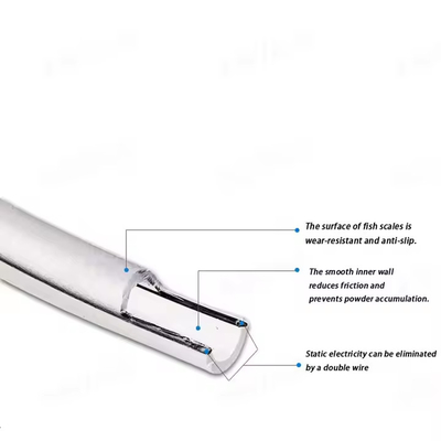 11/16 mm 105139 12/18 mm 1001674 10/15mm 1001673 POE Antistatic Conductive Powder Hose OEM Customizable