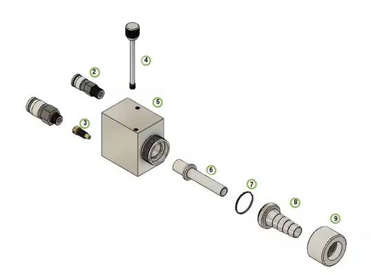 NON OEM AIT60140-85 AIT60140-86 GX8000 Injector For GX131 Elector Static Powder Coating Gun