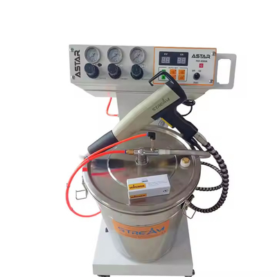 12V Electrostatic Powder Coating Machine For Wheels Steel Substrate