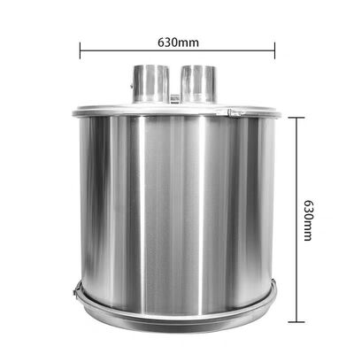 Stainless Steel Fluidizing Powder Coating Hopper For Powder Coating Machine