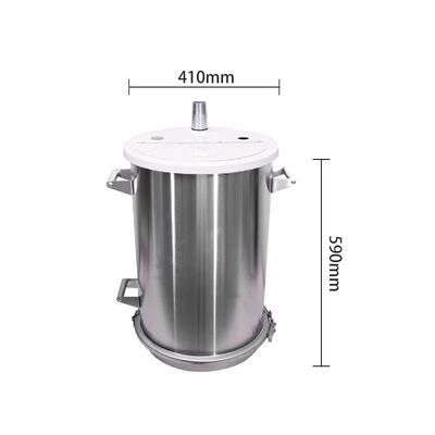 Stainless Steel Fluidizing Powder Coating Hopper For Powder Coating Machine