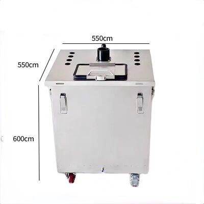 Stainless Steel Fluidizing Powder Coating Hopper For Powder Coating Machine