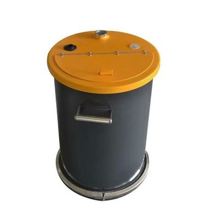 Detachable Round GEMA Fluidizing Hopper Seamless Welding