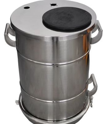 Good Sealing Small Cover Round Powder Coating Hopper