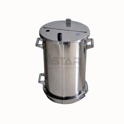 Stainless Steel Round Powder Coating Fluidizing Hopper