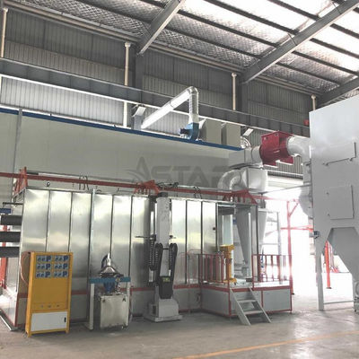 Electrostatic Powder Coating Spray Booth Automatic Explosion Recovery Proof