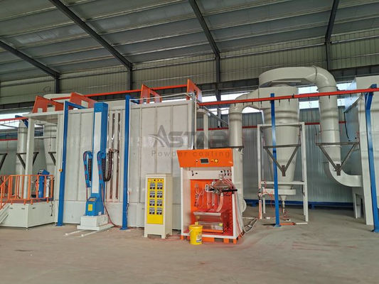 Big Cyclone Recovery Electrostatic Powder Coating Line