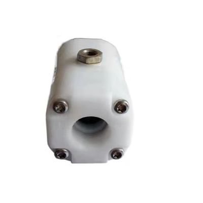 AKO DN20 Pinch Valve Manual White Internal Thread Connection