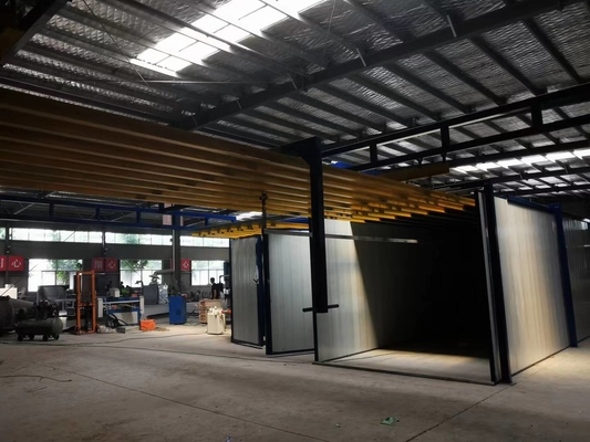 Electrostatic Spray Painting Line Assembly For Customized Manual Carriage Of Profile
