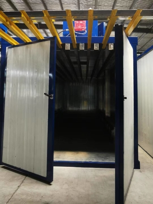 Electrostatic Spray Painting Line Assembly For Customized Manual Carriage Of Profile