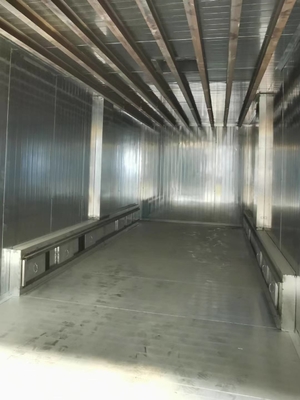 Electrostatic Spray Painting Line Assembly For Customized Manual Carriage Of Profile