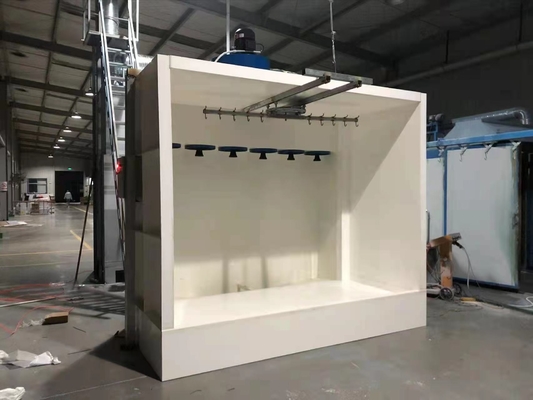 PP Manual Powder Coating Room Dynamic And Static Electric