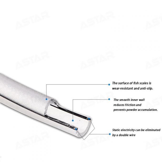 11/16 mm 105139 12/18 mm 1001674 10/15mm 1001673 POE Antistatic Conductive Powder Hose OEM Customizable 1