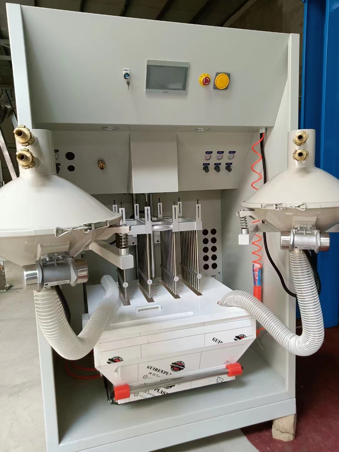 Powder Lines Control PLC control Electrostatic Powder Coating Line Automatic recovery Powder ...