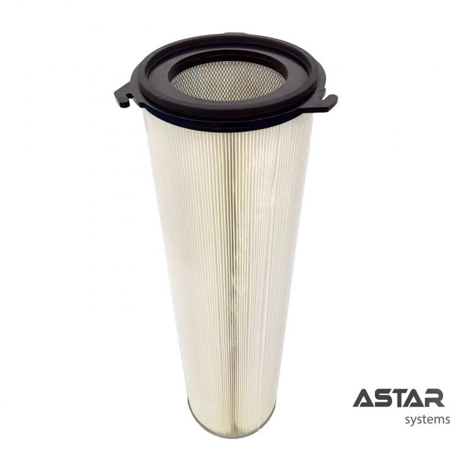 Filter cartridge 325×1200 side view showing conical design