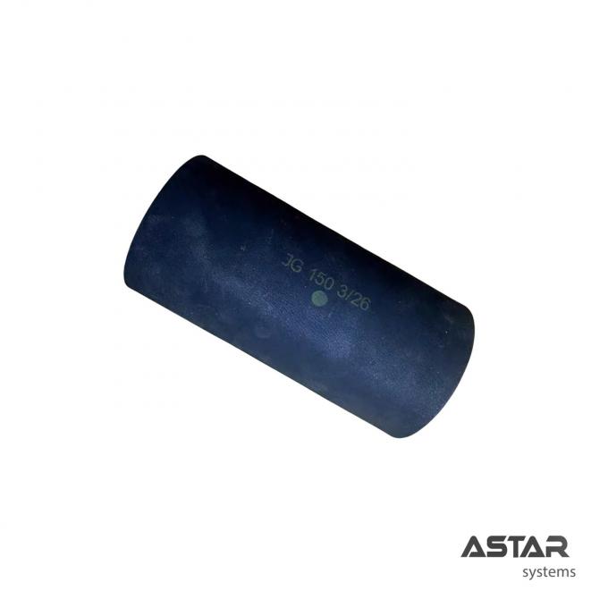 255262 NW65 pinch valve sleeve replacement rubber hose for pneumatic pinch valve — front view